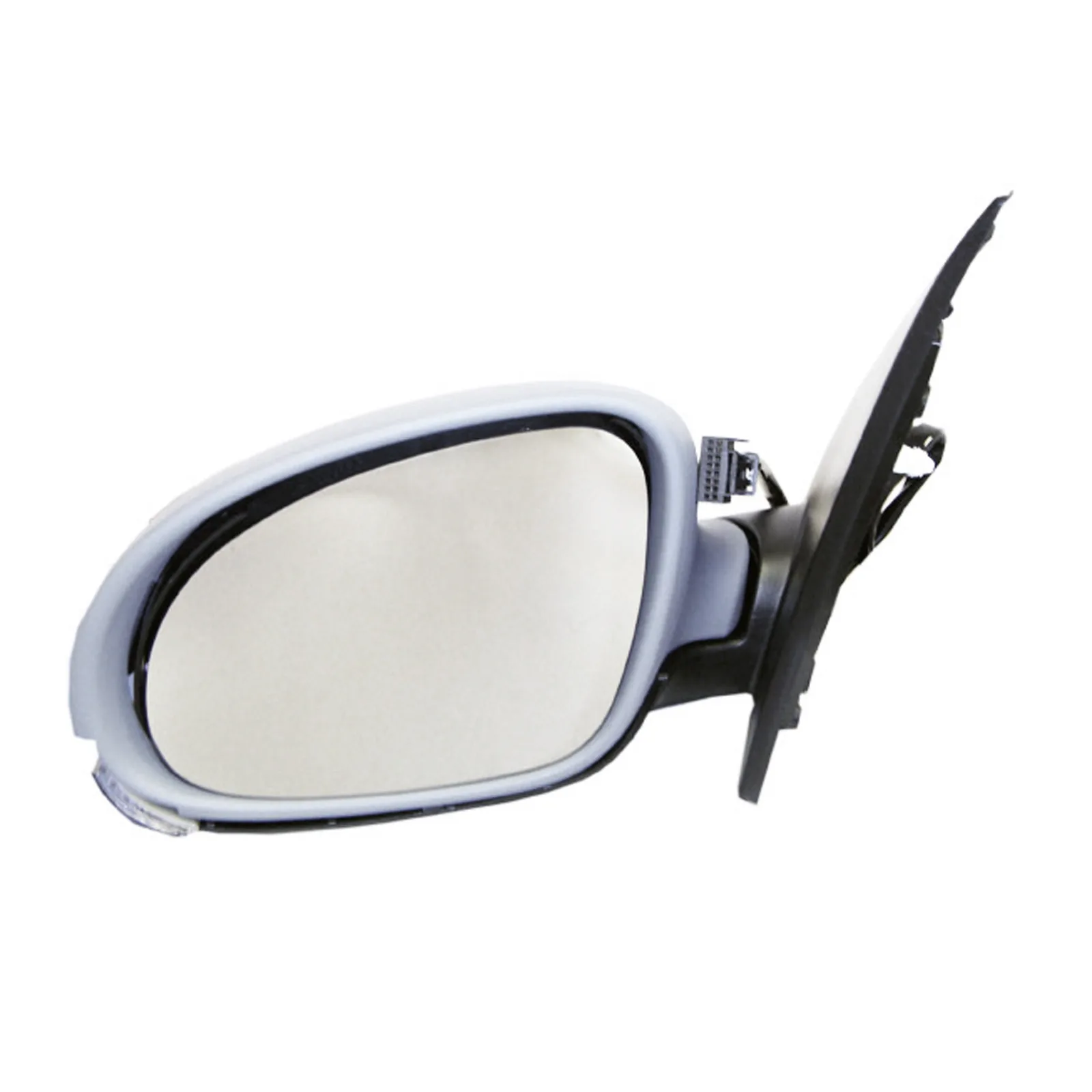 Volkswagen Golf Complete Wing Mirror Unit 2004-2008 — Electric, Heated, Manual Folding, Indicator, Primed Cover — Right Driver Side