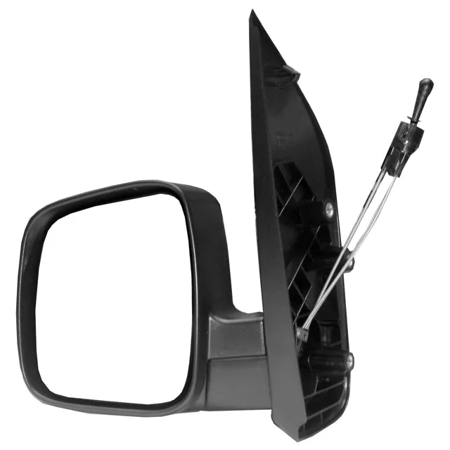 Citroen Nemo Complete Wing Mirror Unit 2008-2024 — Manual, Heated, Power Folding, Temp Sensor, Indicator, Puddle Light, Black Cover — Left Passenger Side