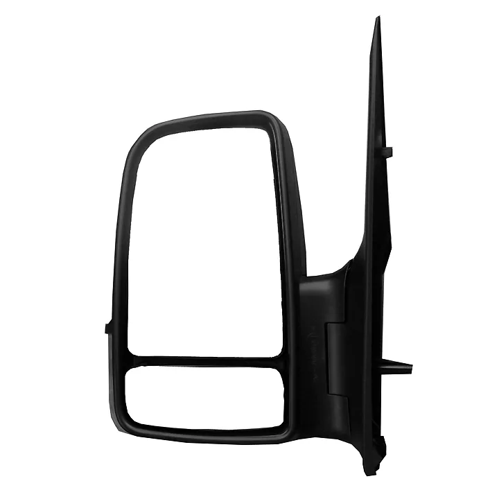 Mercedes Sprinter Complete Wing Mirror Unit 2006-2011 — Manual, Non-heated, Manual Folding, Short Arm, Indicator, Twin Glass, Black Cover — Left Passenger Side