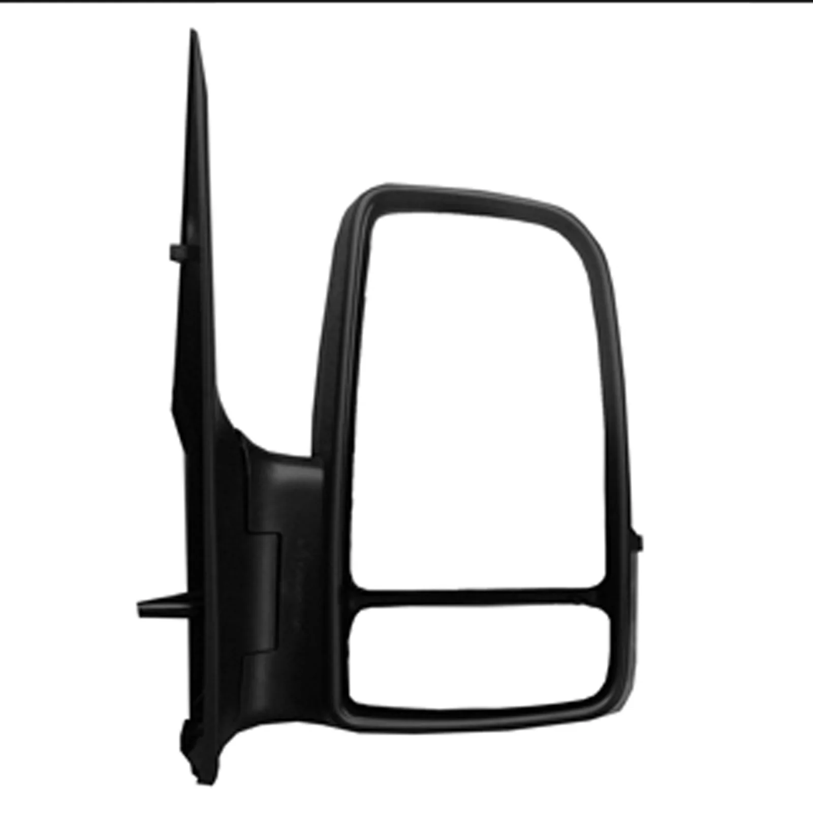 Mercedes Sprinter Complete Wing Mirror Unit 2006-2011 — Manual, Non-heated, Manual Folding, Short Arm, Indicator, Twin Glass, Black Cover — Right Driver Side