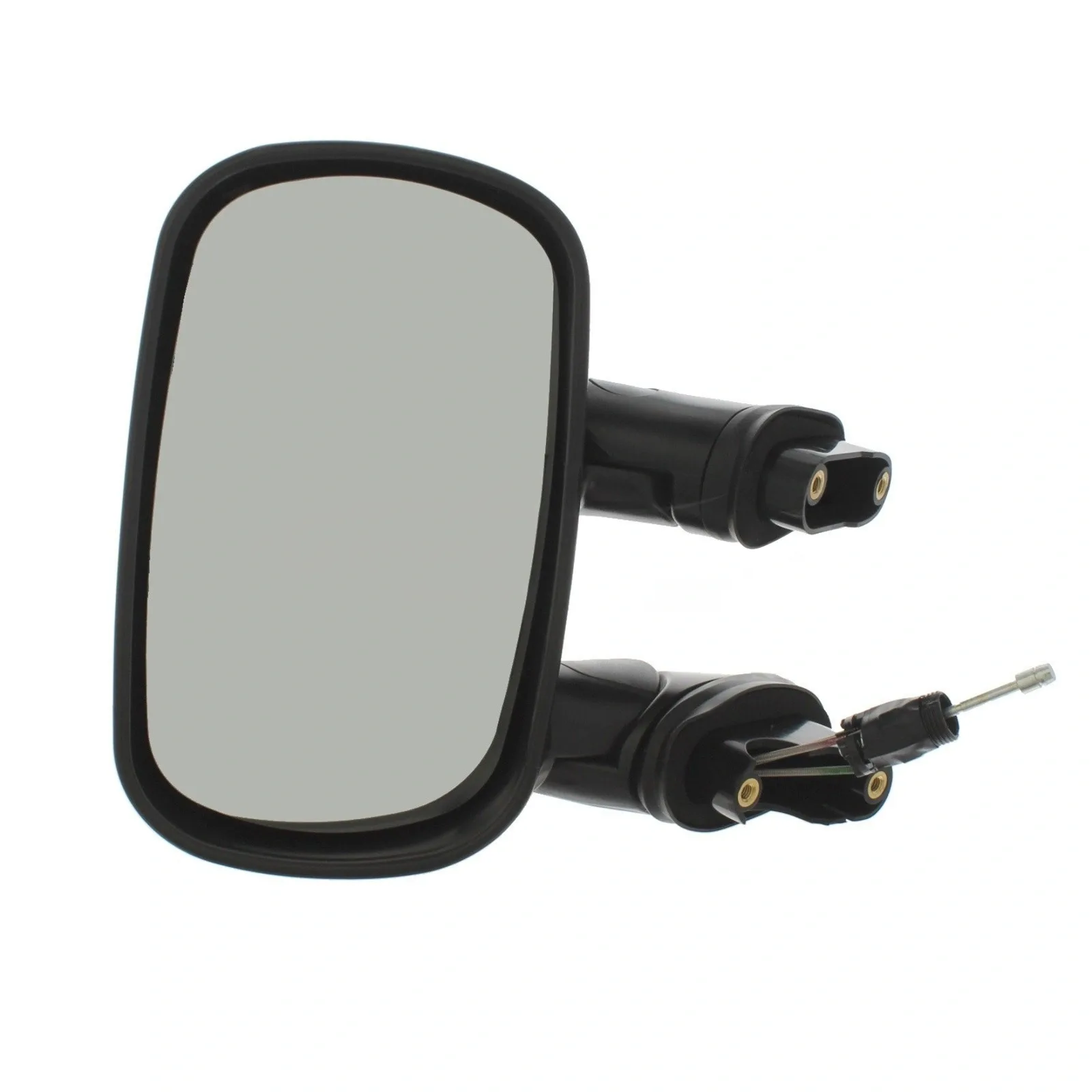 Fiat Doblo Complete Wing Mirror Unit 2000-2008 — Manual, Non-heated, Power Folding, Indicator, Puddle Light, Primed Cover — Left Passenger Side