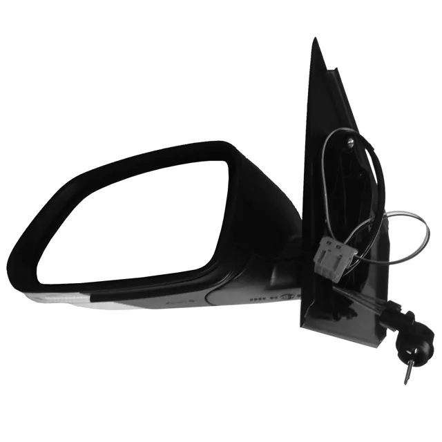 Volkswagen Polo Complete Wing Mirror Unit 2005-2010 — Manual, Indicator — Left Passenger Side