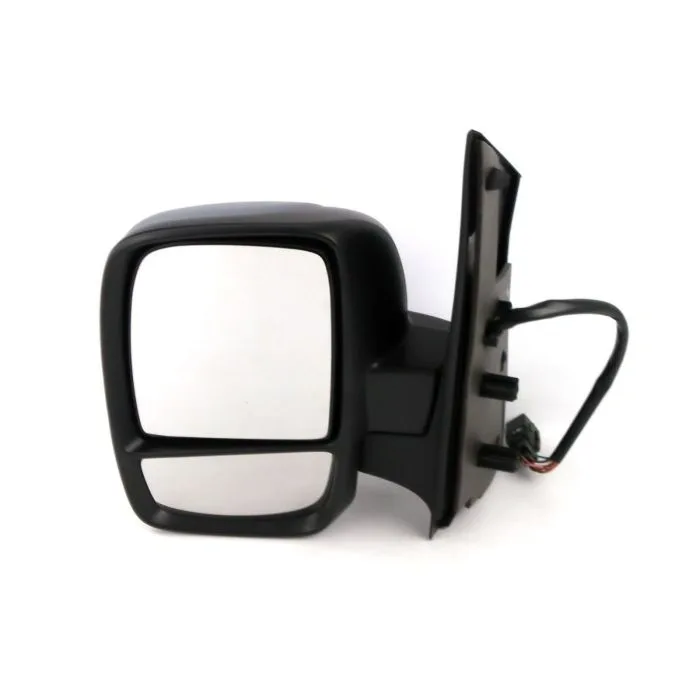 Citroen Dispatch Complete Wing Mirror Unit 2007-2015 — Electric, Heated, Manual Folding, Indicator, Puddle Light, Twin Glass, Black Cover — Left Passenger Side