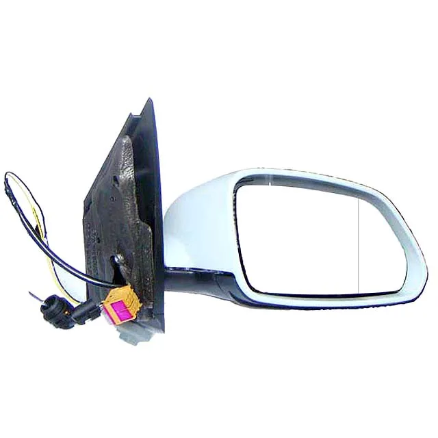 Volkswagen Polo Complete Wing Mirror Unit 2005-2010 — Manual, Indicator — Right Driver Side