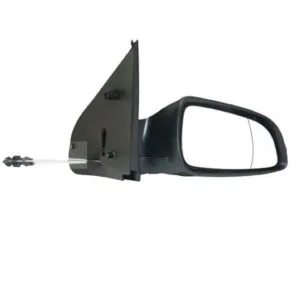 Vauxhall Astra Complete Wing Mirror Unit 2004-2008 — Manual, Non-heated, Manual Folding, Wide Angle, Black Cover — Right Driver Side