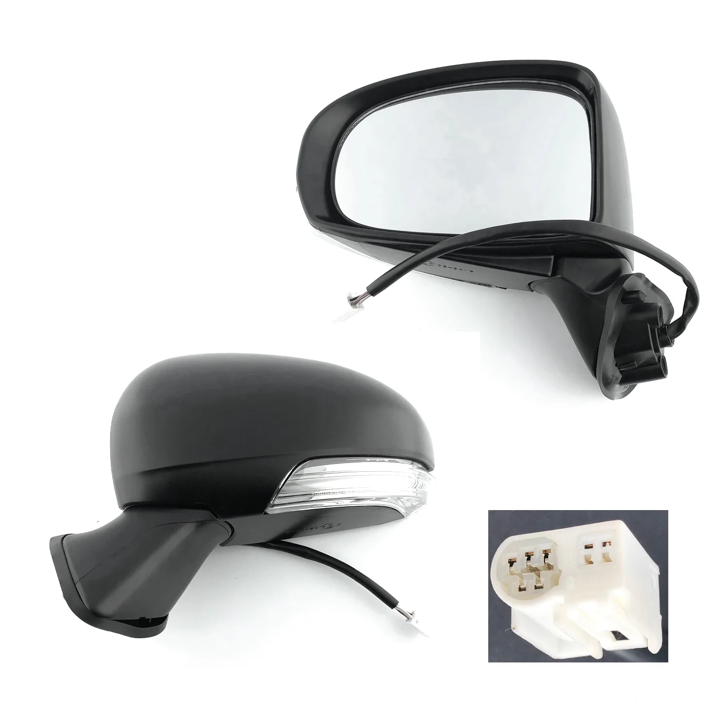 Complete Mirror Units — Left Passenger Side
