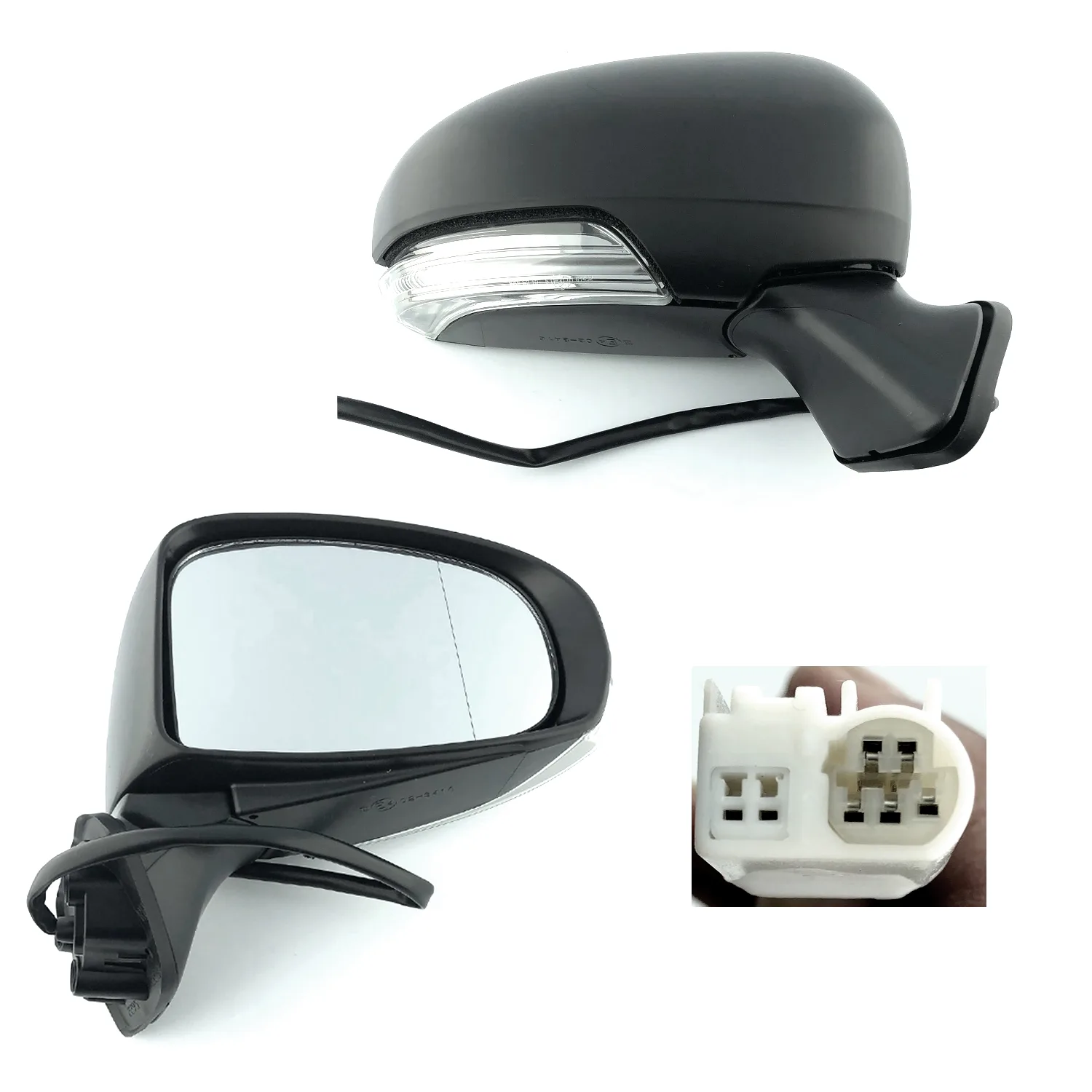 Toyota Prius Complete Wing Mirror Unit 2009-2015 — Electric, Heated, Indicator — Right Driver Side