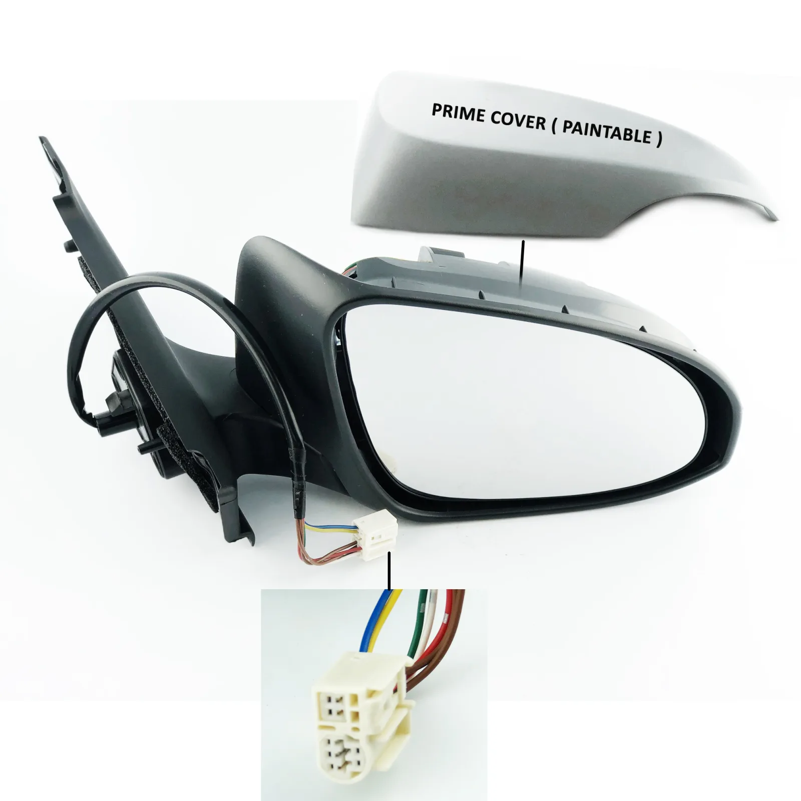Complete Mirror Units — Right Driver Side
