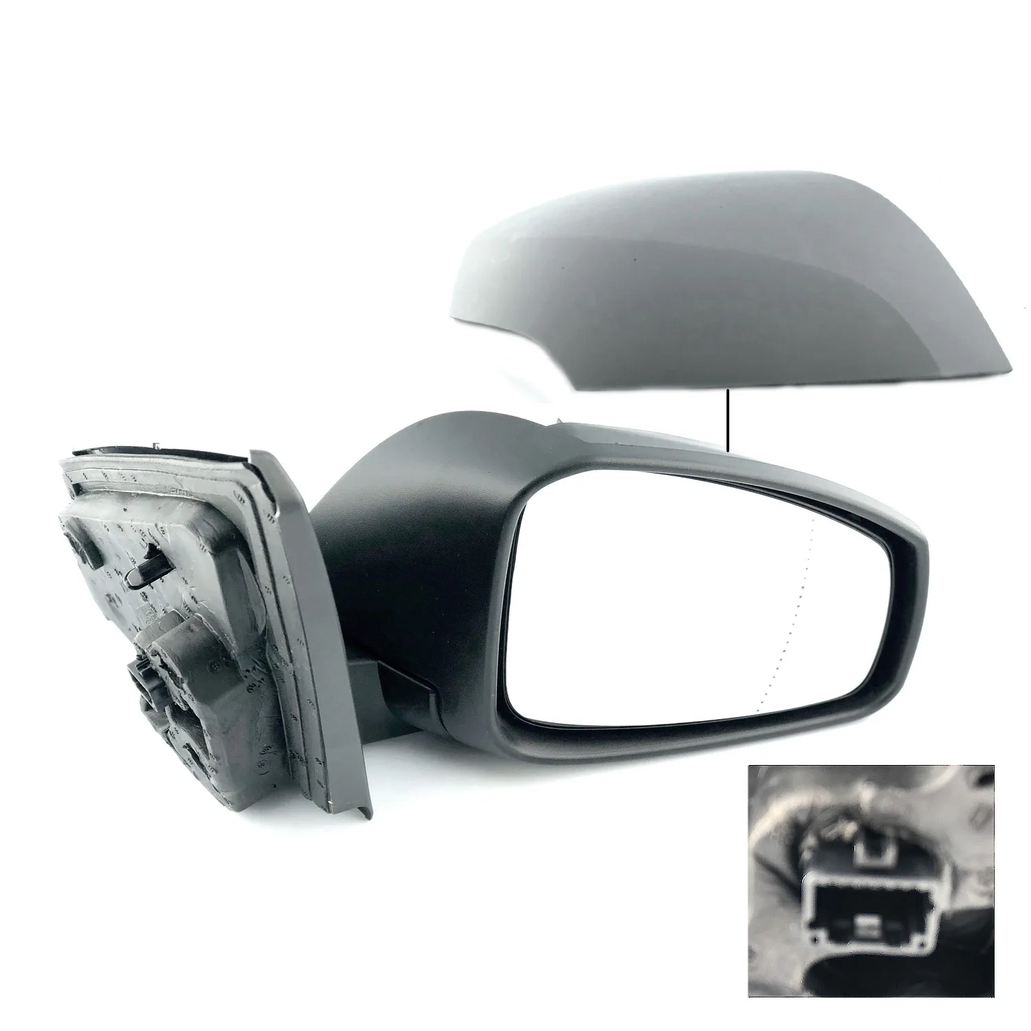 Renault Megane Complete Wing Mirror Unit 2008-2015 — Electric, Heated, Indicator — Right Driver Side
