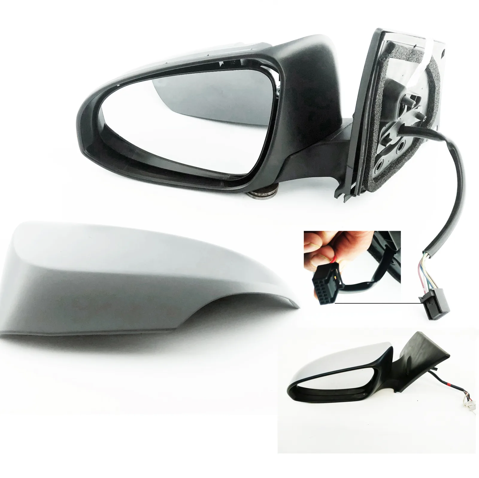 Complete Mirror Units — Left Passenger Side