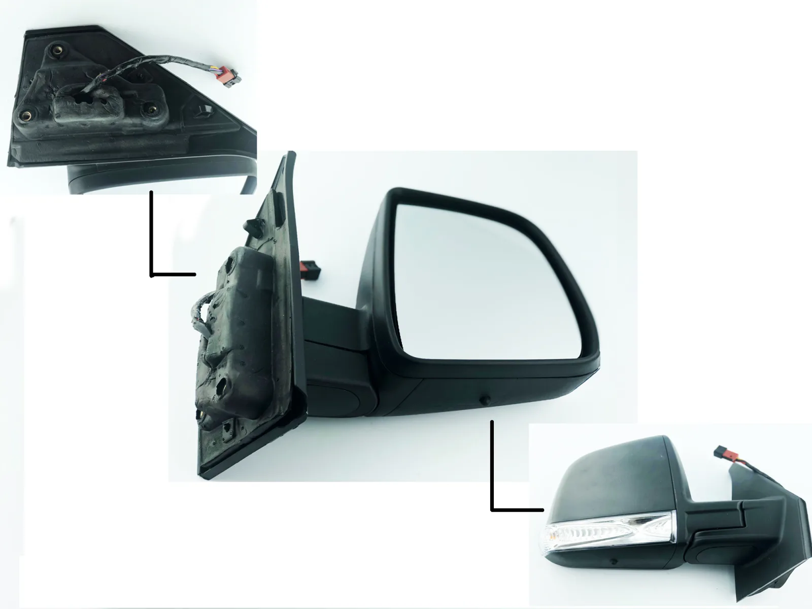 Complete Mirror Units — Right Driver Side