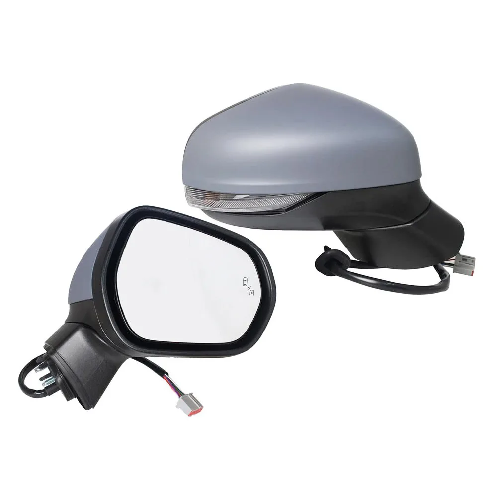 Ford Fiesta Complete Wing Mirror Unit 2017-2024 — Electric, Heated, Power Folding, Indicator, Puddle Light, Blind-Spot, Lane Assist — Right Driver Side