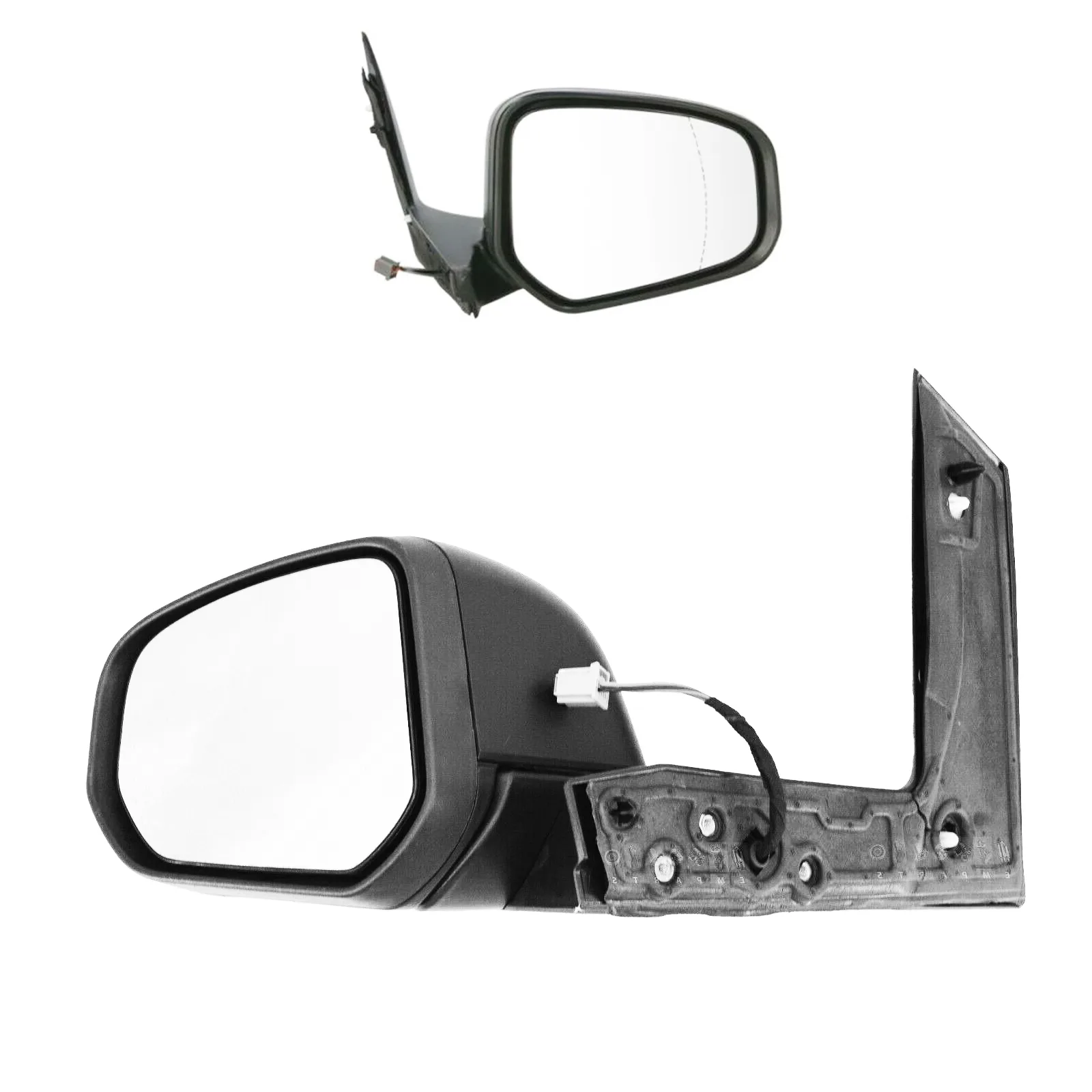 Ford Transit Tourneo Connect Complete Wing Mirror Unit 2019-2022 — Electric, Heated, Manual Folding, Wide Angle, Black Cover — Left Passenger Side