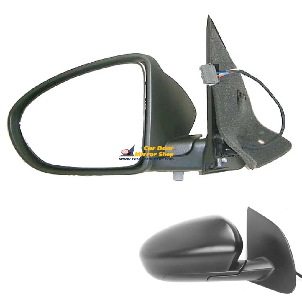 Nissan Qashqai Complete Wing Mirror Unit 2014-2021 — Electric, Heated, Power Folding — Left Passenger Side