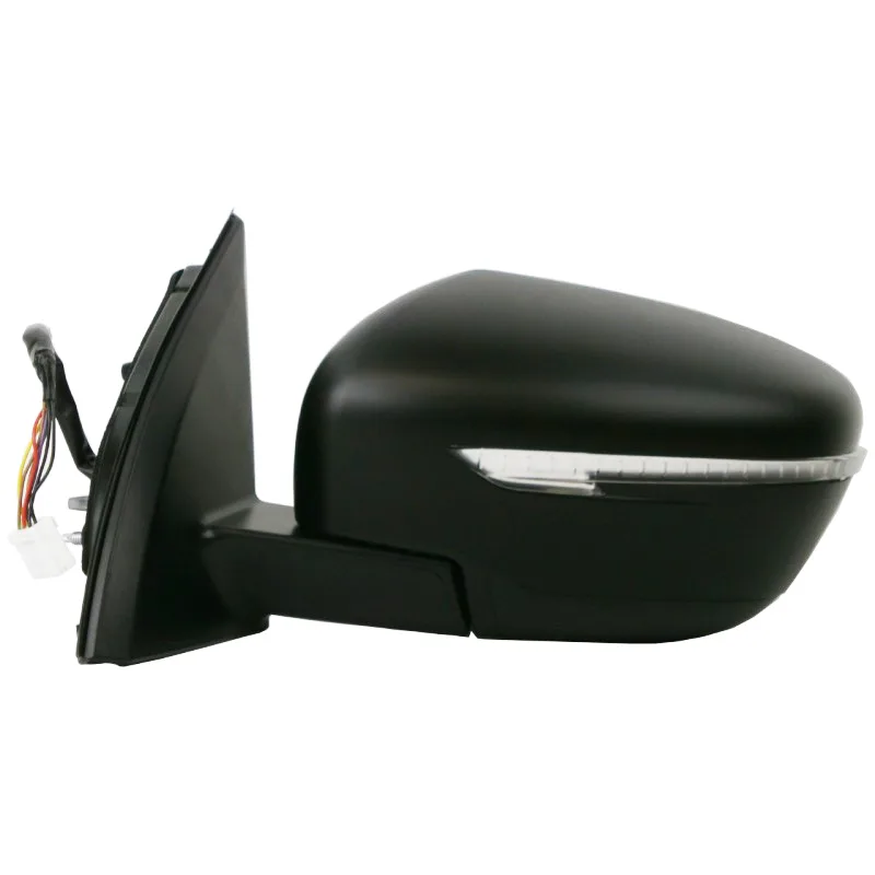 Nissan Qashqai Complete Wing Mirror Unit 2014-2021 — Electric, Heated, Manual Folding, Temp Sensor, Indicator, LED, Convex, Primed Cover — Right Driver Side