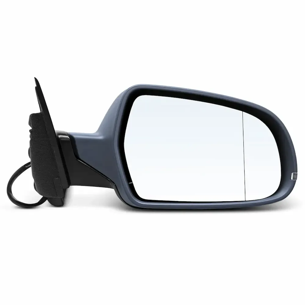 Audi A3 Complete Wing Mirror Unit 2010-2012 — Electric, Heated, Manual Folding, Indicator, LED, Convex, Primed Cover — Right Driver Side