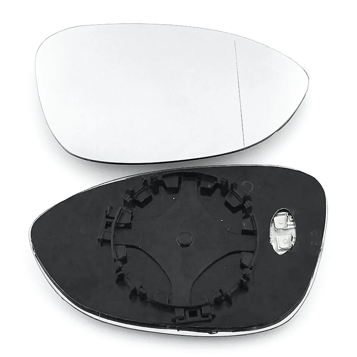 Clip on Wing Mirror Glass — Right Driver Side