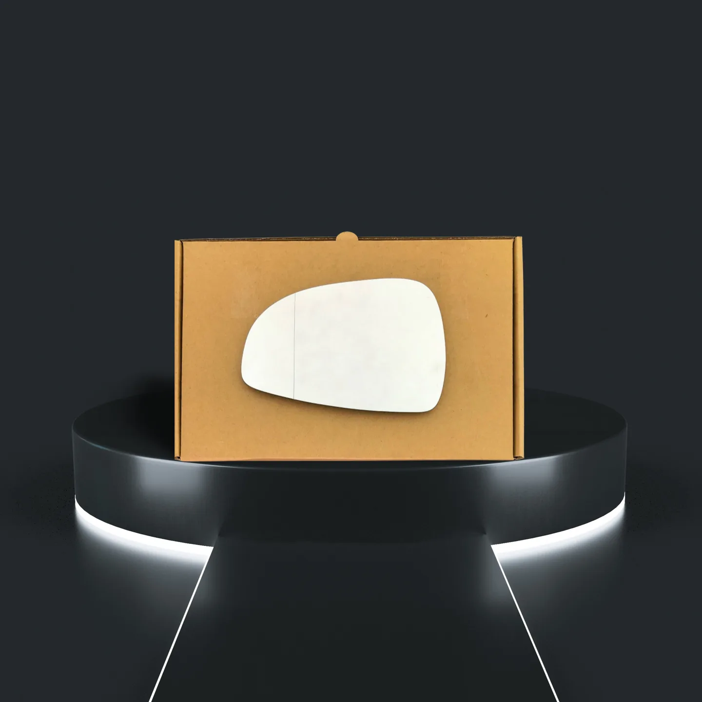 Stick on Wing Mirror Glass — Left Passenger Side