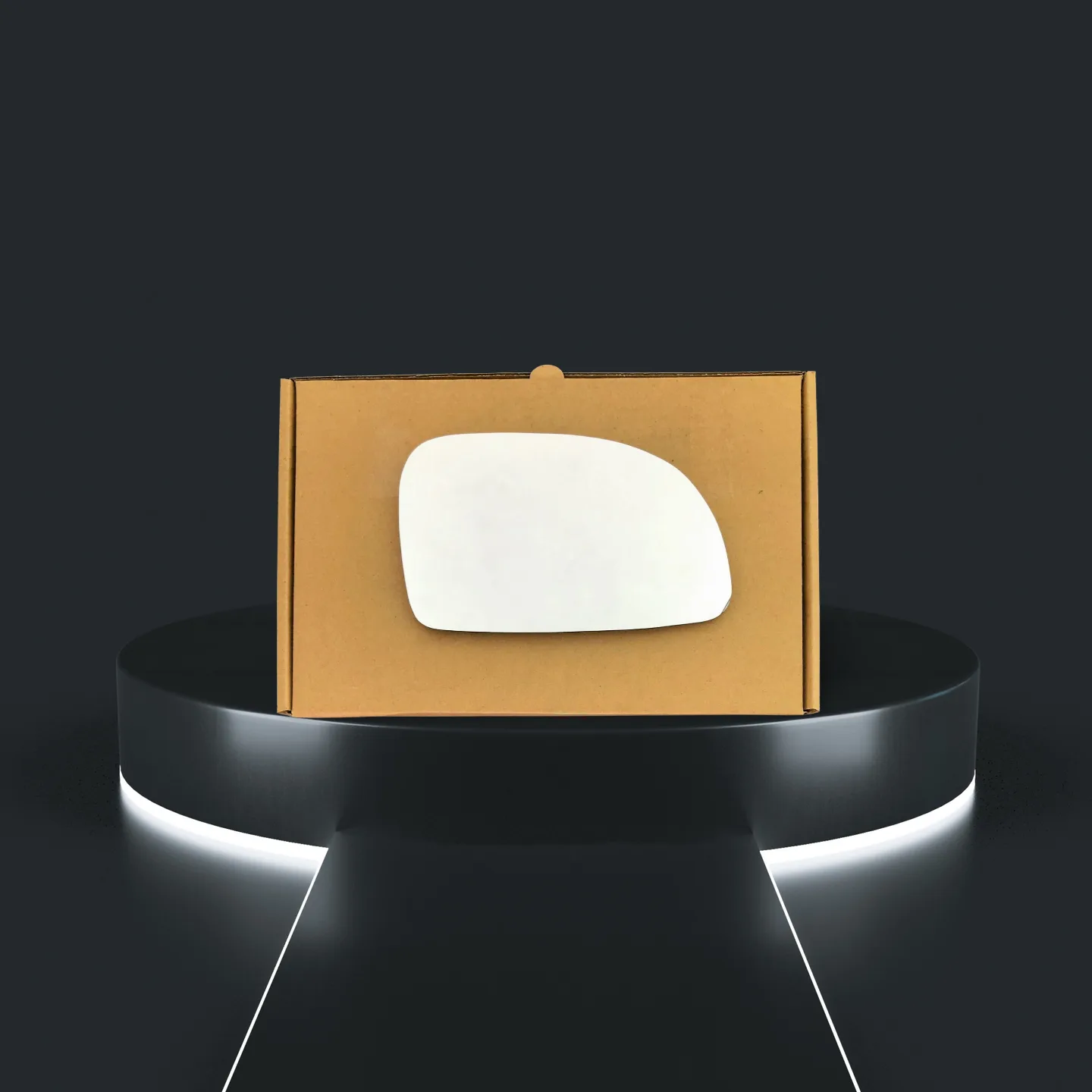 Daewoo Tacuma Stick-on Wing Mirror Glass 2000-2005 — Convex — Right Driver Side