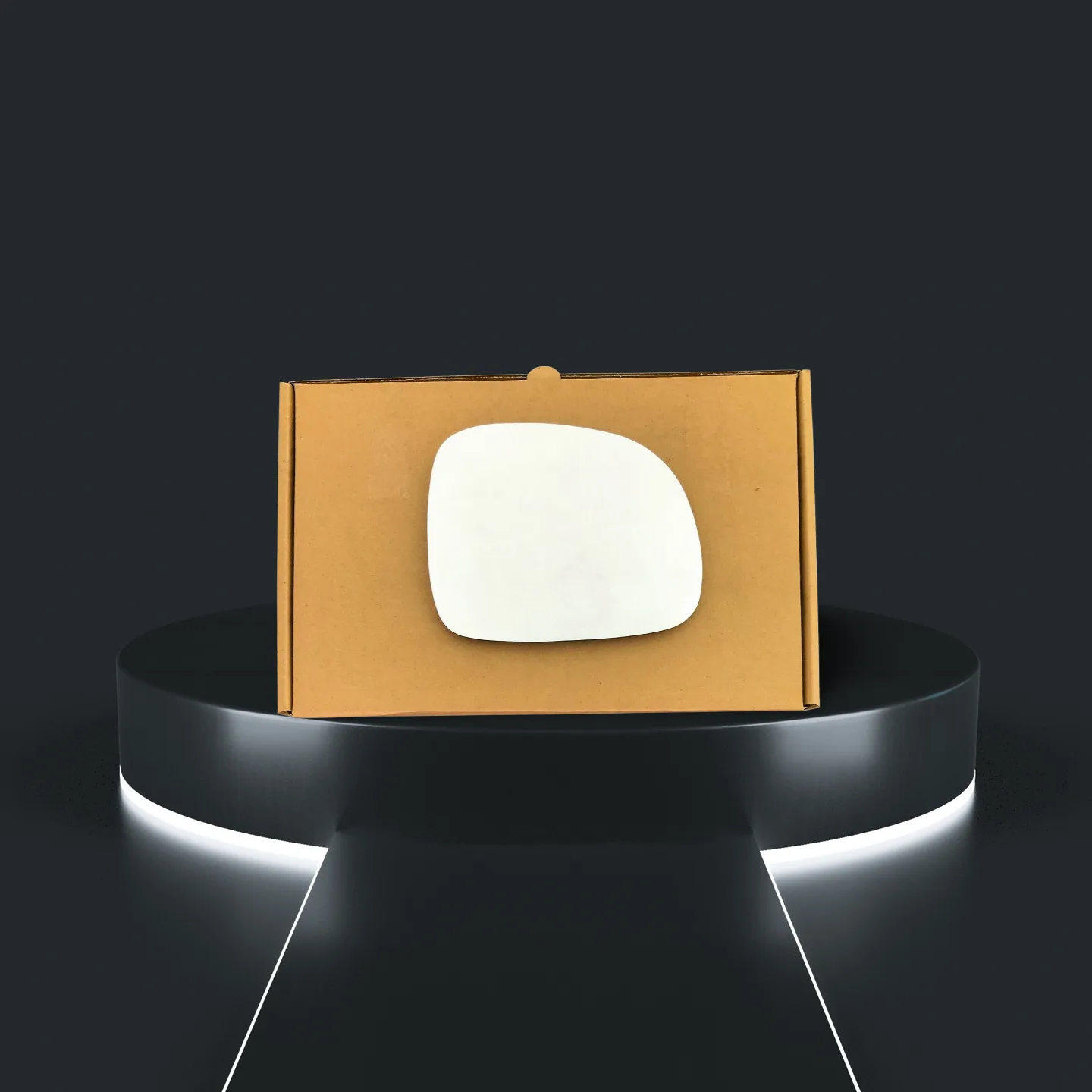 Stick on Wing Mirror Glass — Right Driver Side