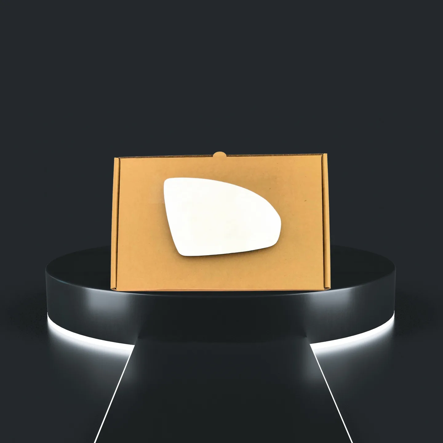 Smart Fortwo Stick-on Wing Mirror Glass 2007-2015 — Convex — Right Driver Side