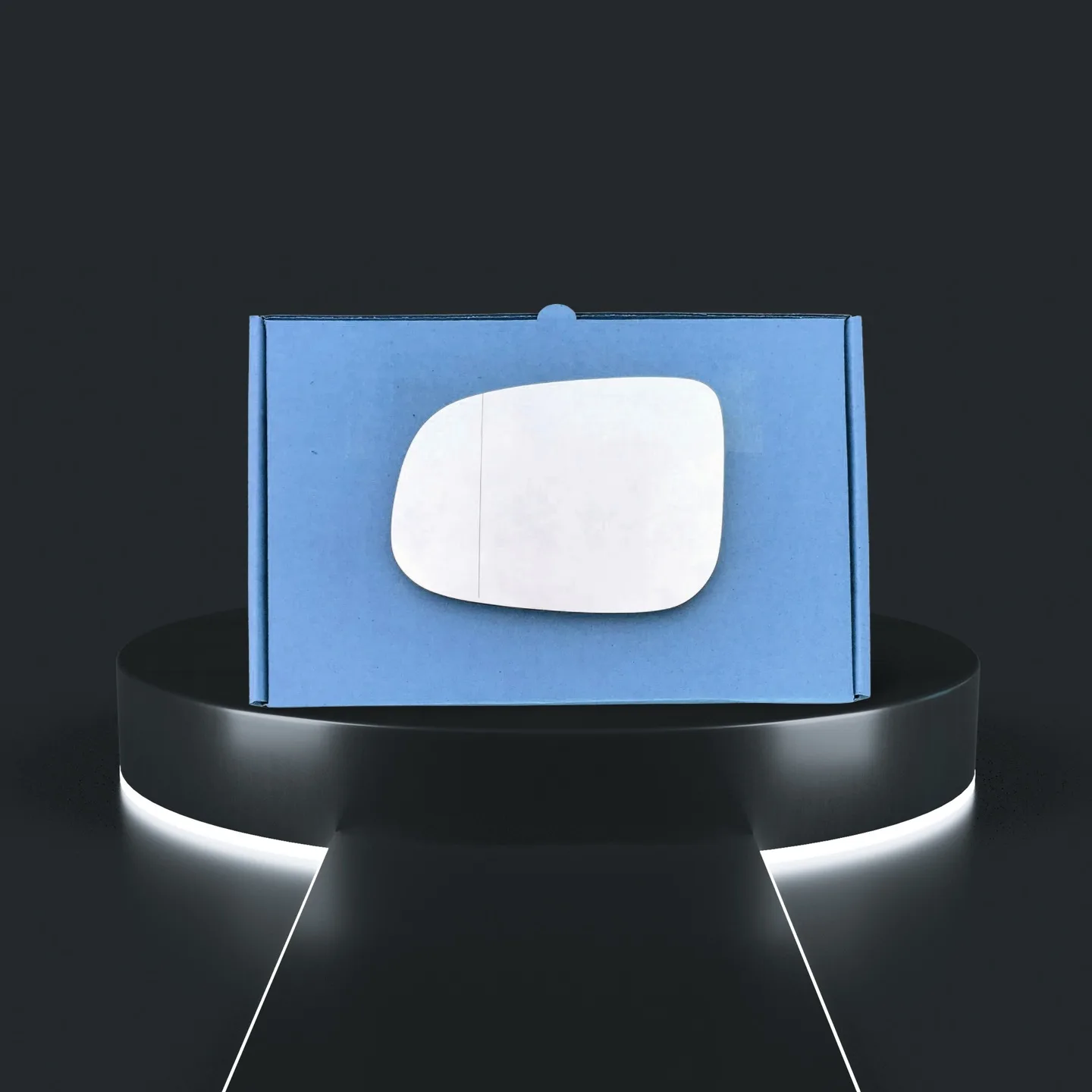 Volvo C70 Stick-on Wing Mirror Glass 2010-2013 — Wide Angle — Left Passenger Side