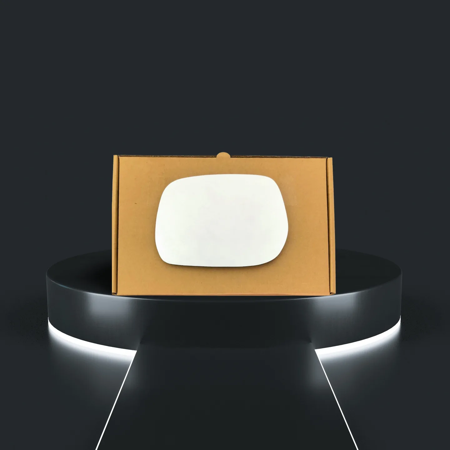 Daihatsu Terios Stick-on Wing Mirror Glass 2006-2018 — Convex — Left Passenger Side