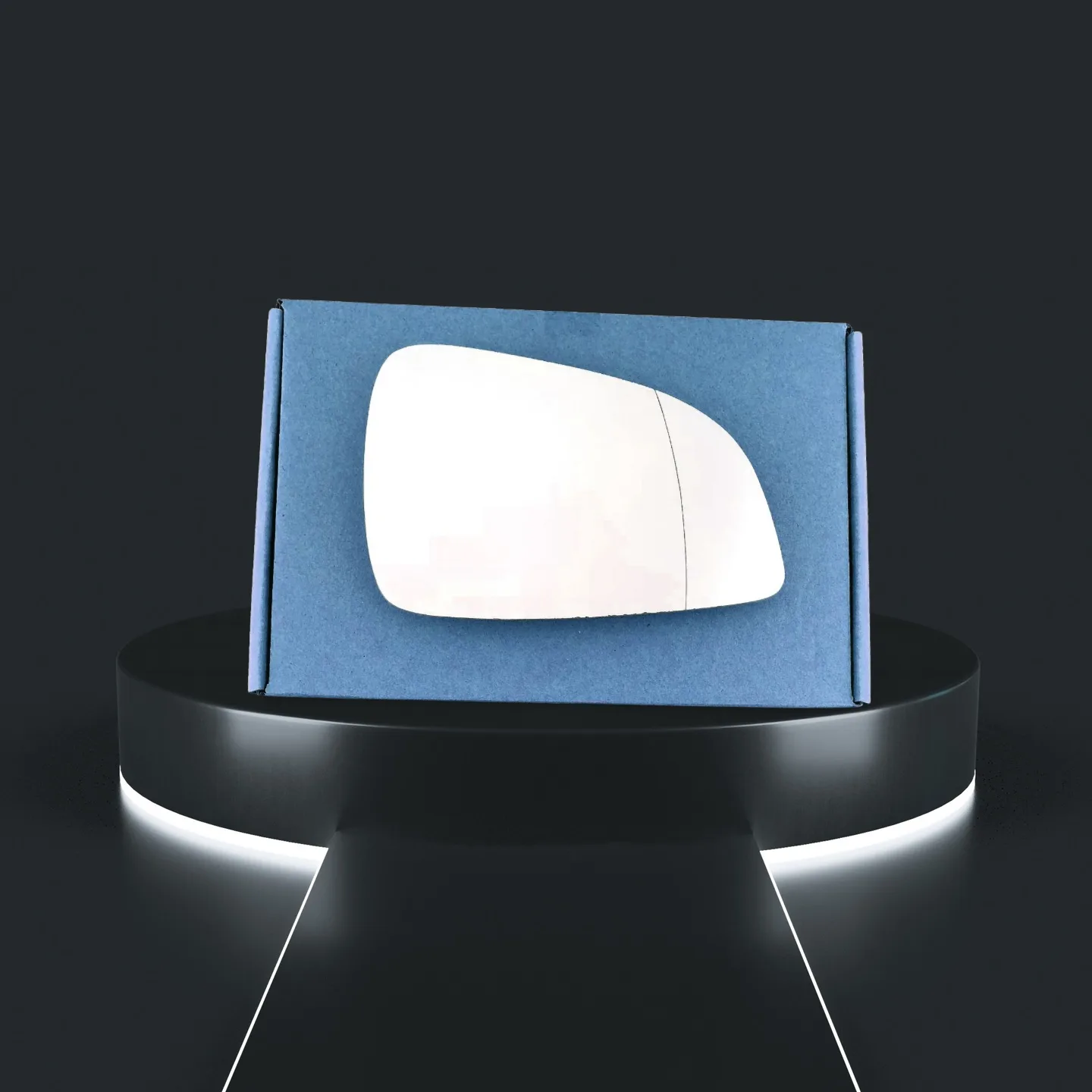 Vauxhall Astra VAN Stick-on Wing Mirror Glass 2010-2016 — Convex — Right Driver Side