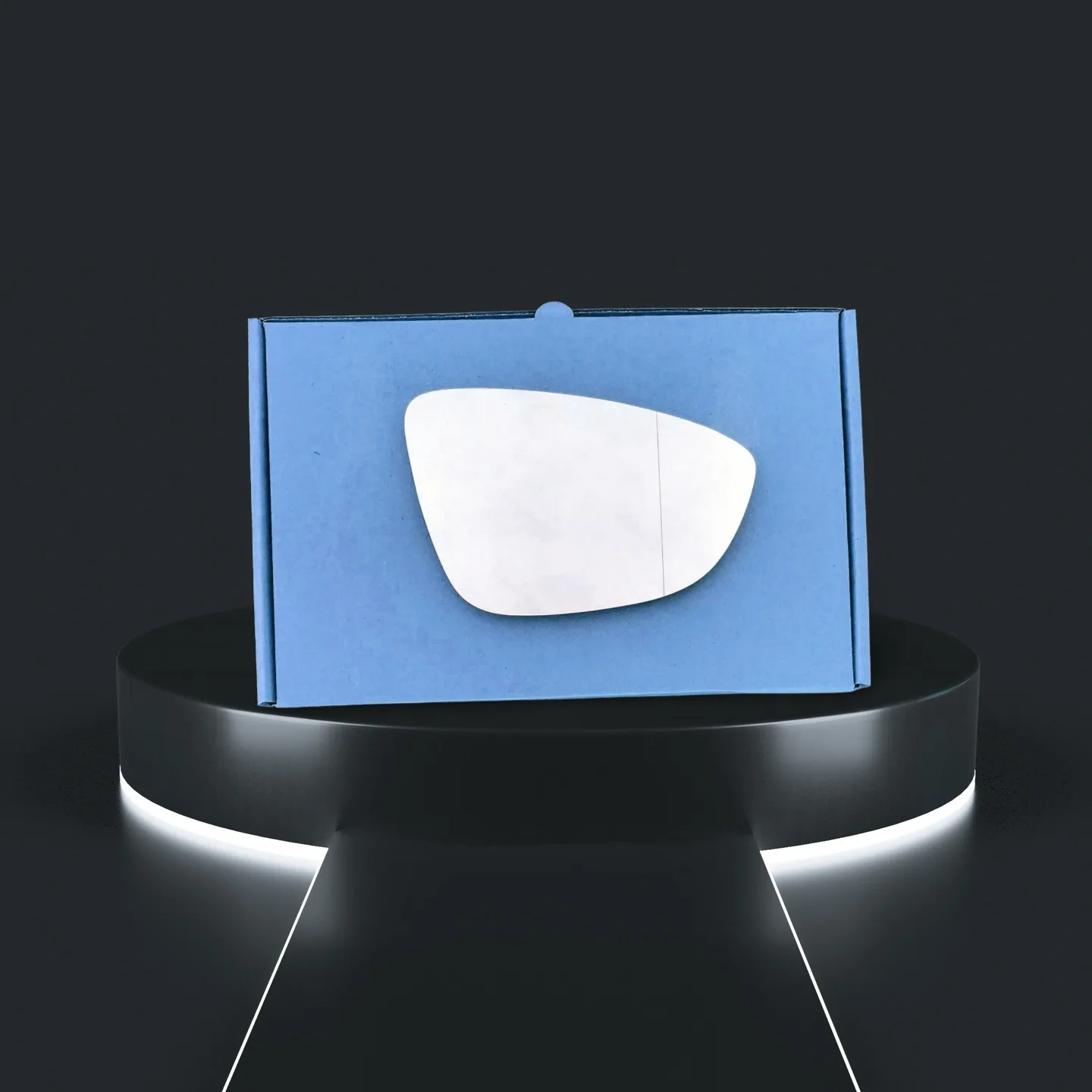 Stick on Wing Mirror Glass — Right Driver Side