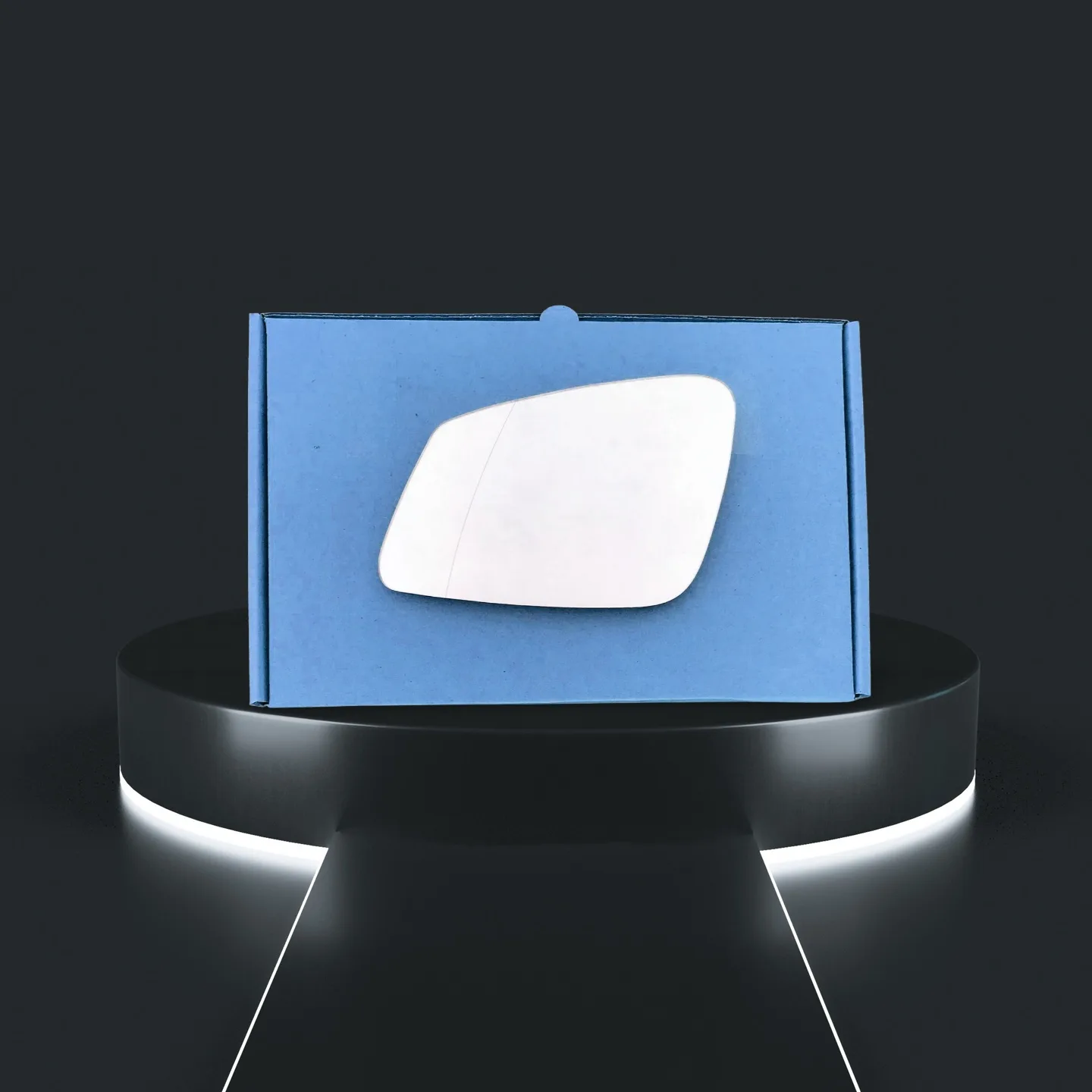 Stick on Wing Mirror Glass — Left Passenger Side