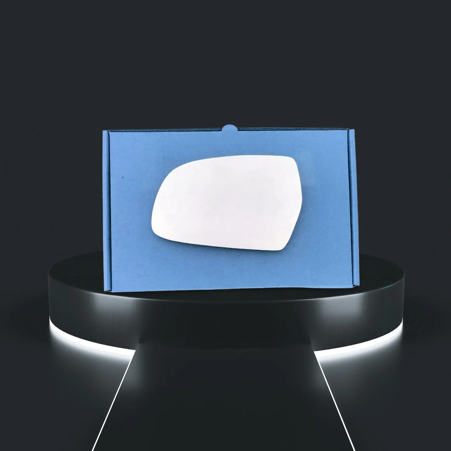Stick on Wing Mirror Glass — Left Passenger Side