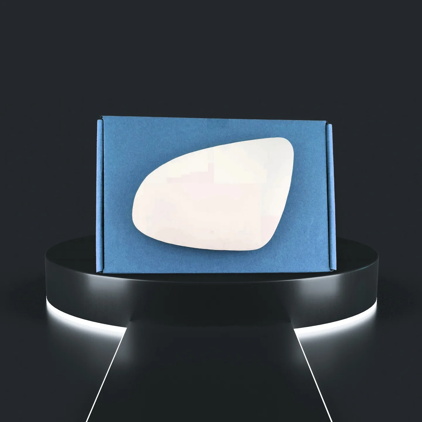 Citroen C1 Stick-on Wing Mirror Glass 2014-2024 — Convex — Left Passenger Side
