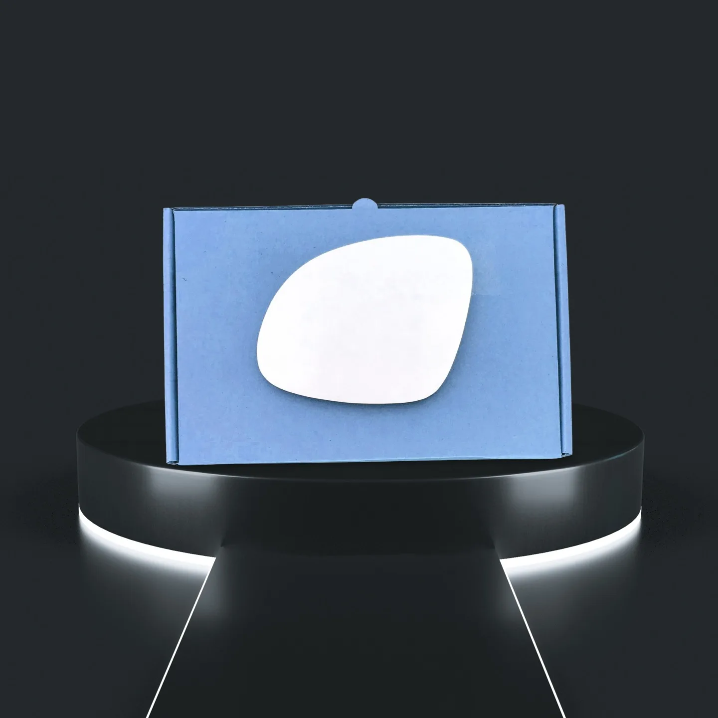 Stick on Wing Mirror Glass — Left Passenger Side