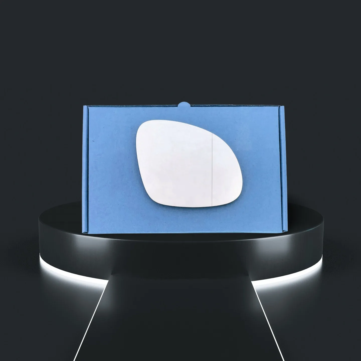 Stick on Wing Mirror Glass — Right Driver Side