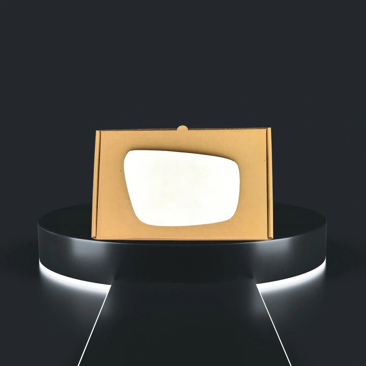 Stick on Wing Mirror Glass — Right Driver Side