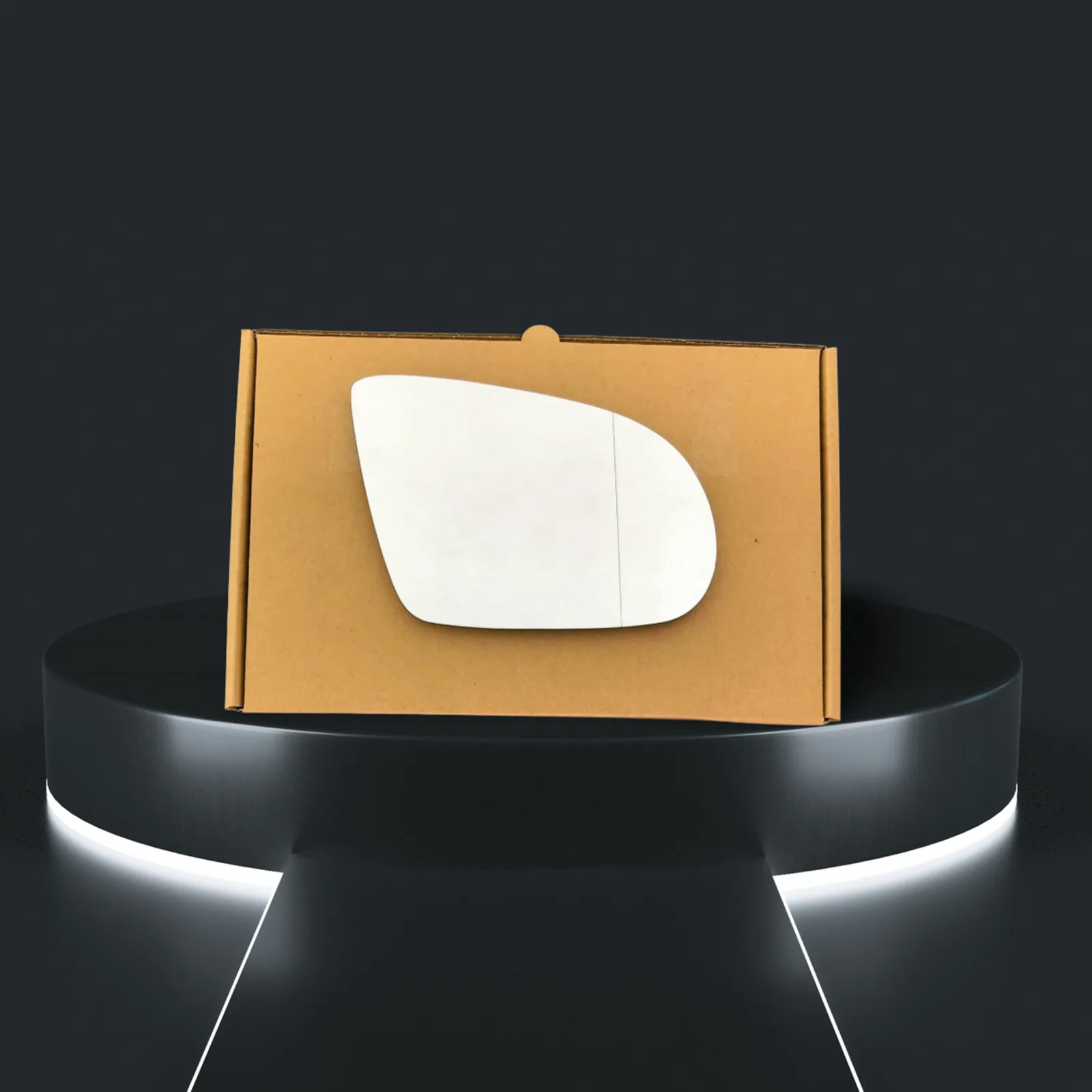 Stick on Wing Mirror Glass — Right Driver Side