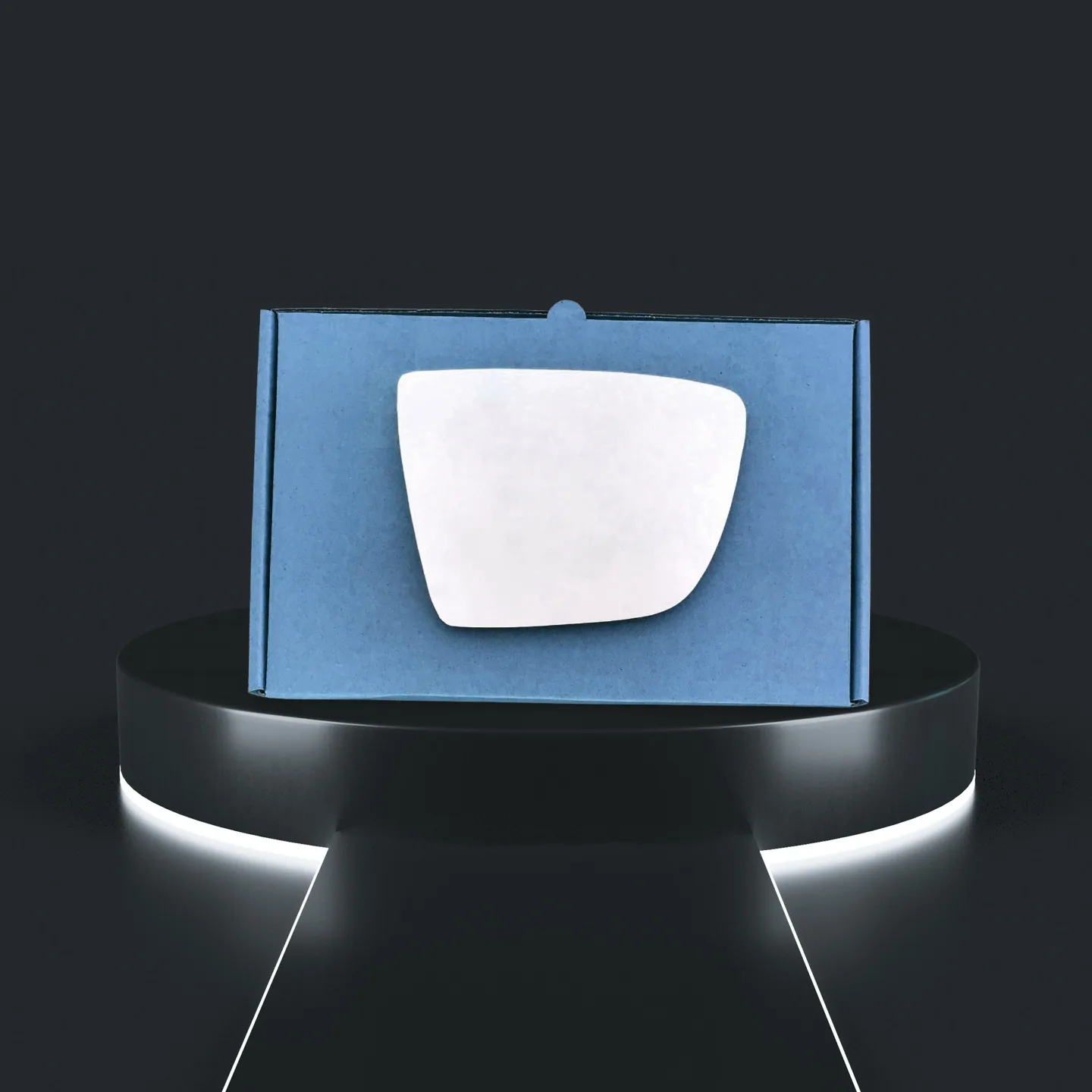 Kia Venga Stick-on Wing Mirror Glass 2009-2020 — Convex — Right Driver Side