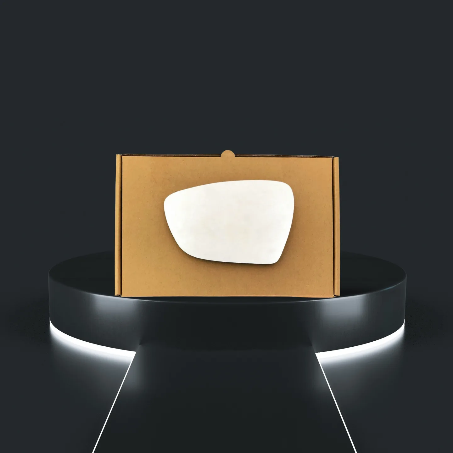Stick on Wing Mirror Glass — Left Passenger Side