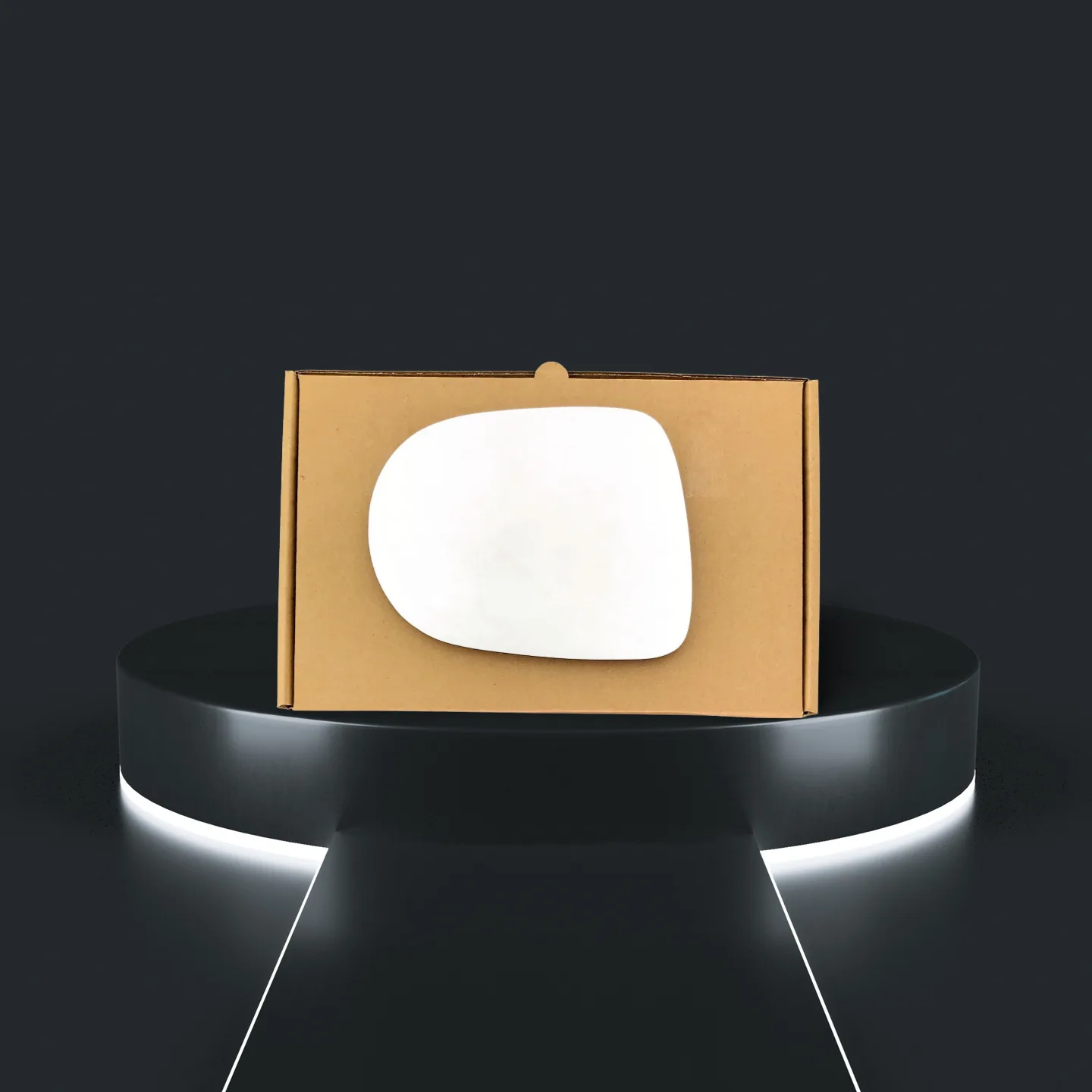 Lexus LX 400 Stick-on Wing Mirror Glass 2007-2018 — Convex — Left Passenger Side