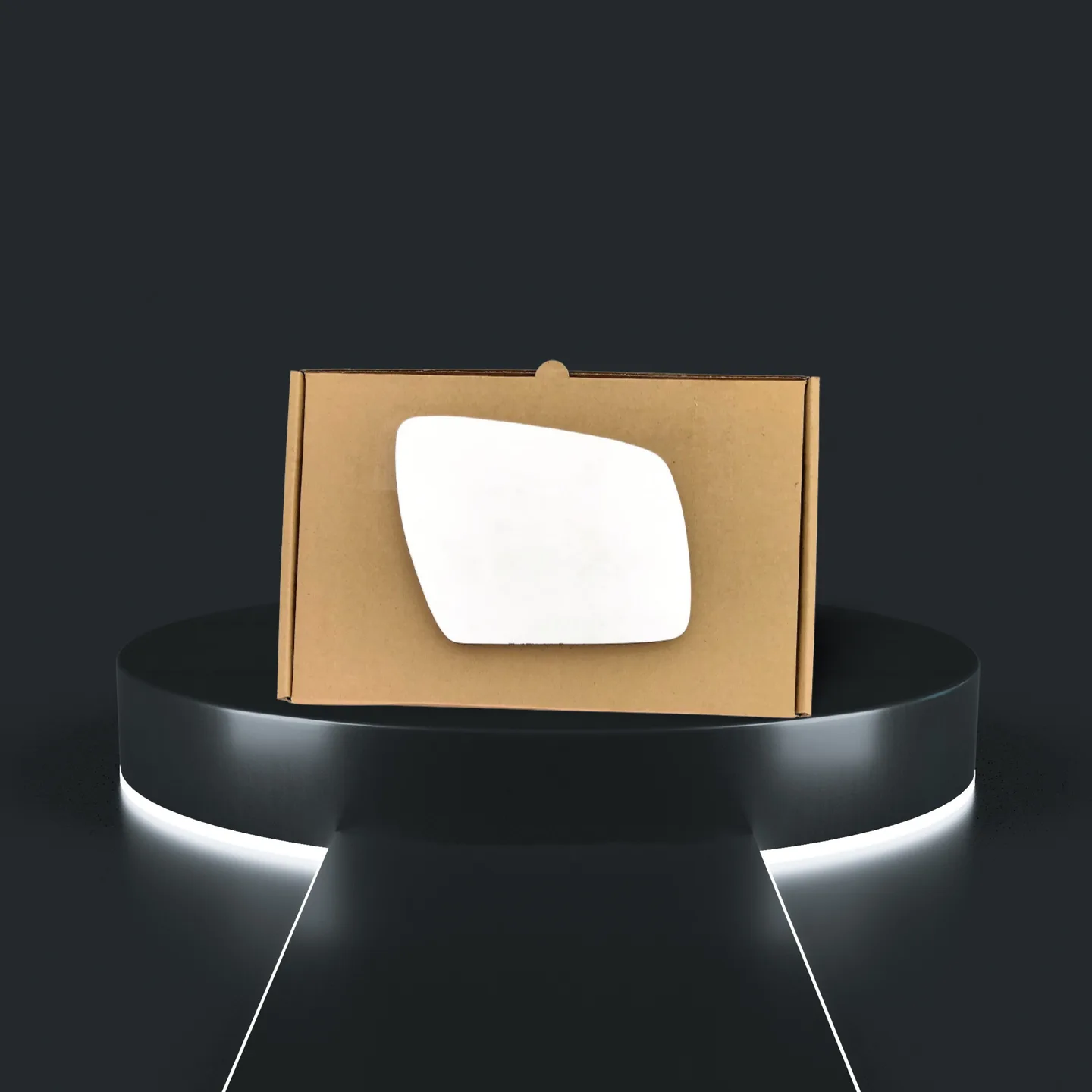 Kia Soul Stick-on Wing Mirror Glass 2009-2013 — Convex — Right Driver Side