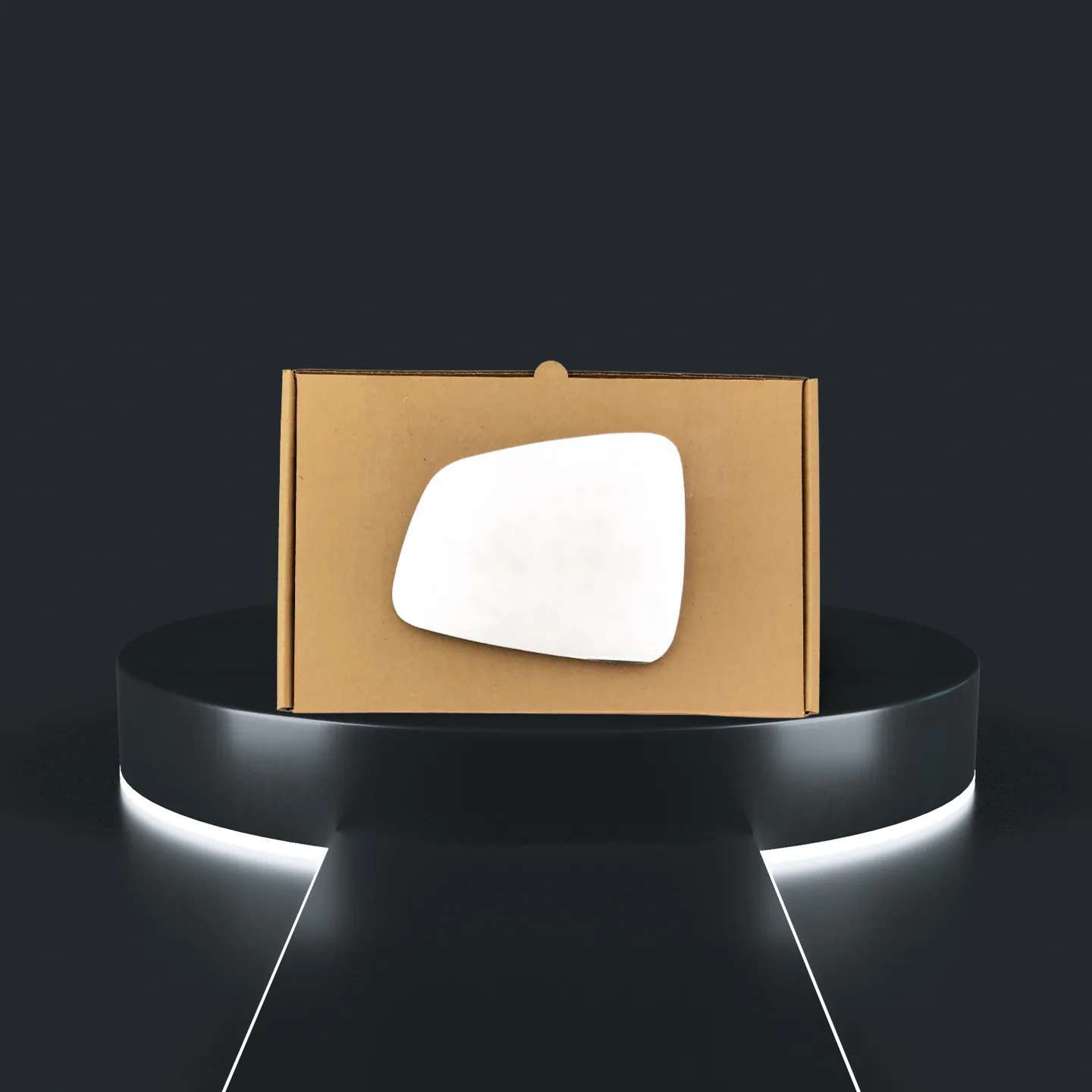 Vauxhall Mokka Stick-on Wing Mirror Glass 2013-2016 — Convex — Left Passenger Side