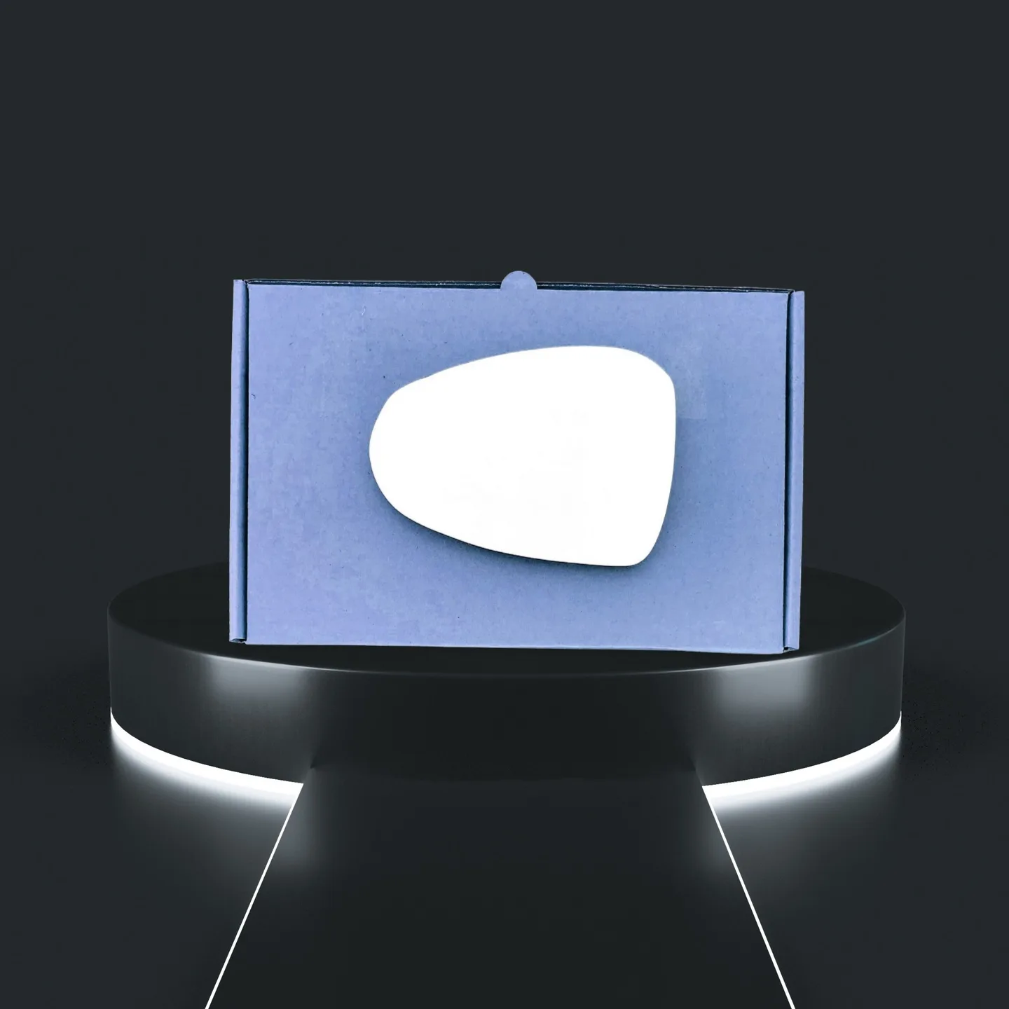 Vauxhall Ampera Stick-on Wing Mirror Glass 2012-2020 — Convex — Left Passenger Side