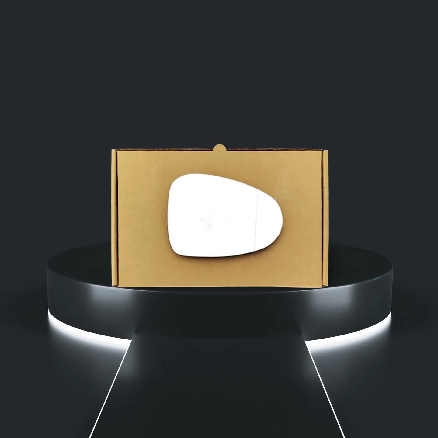 Stick on Wing Mirror Glass — Right Driver Side