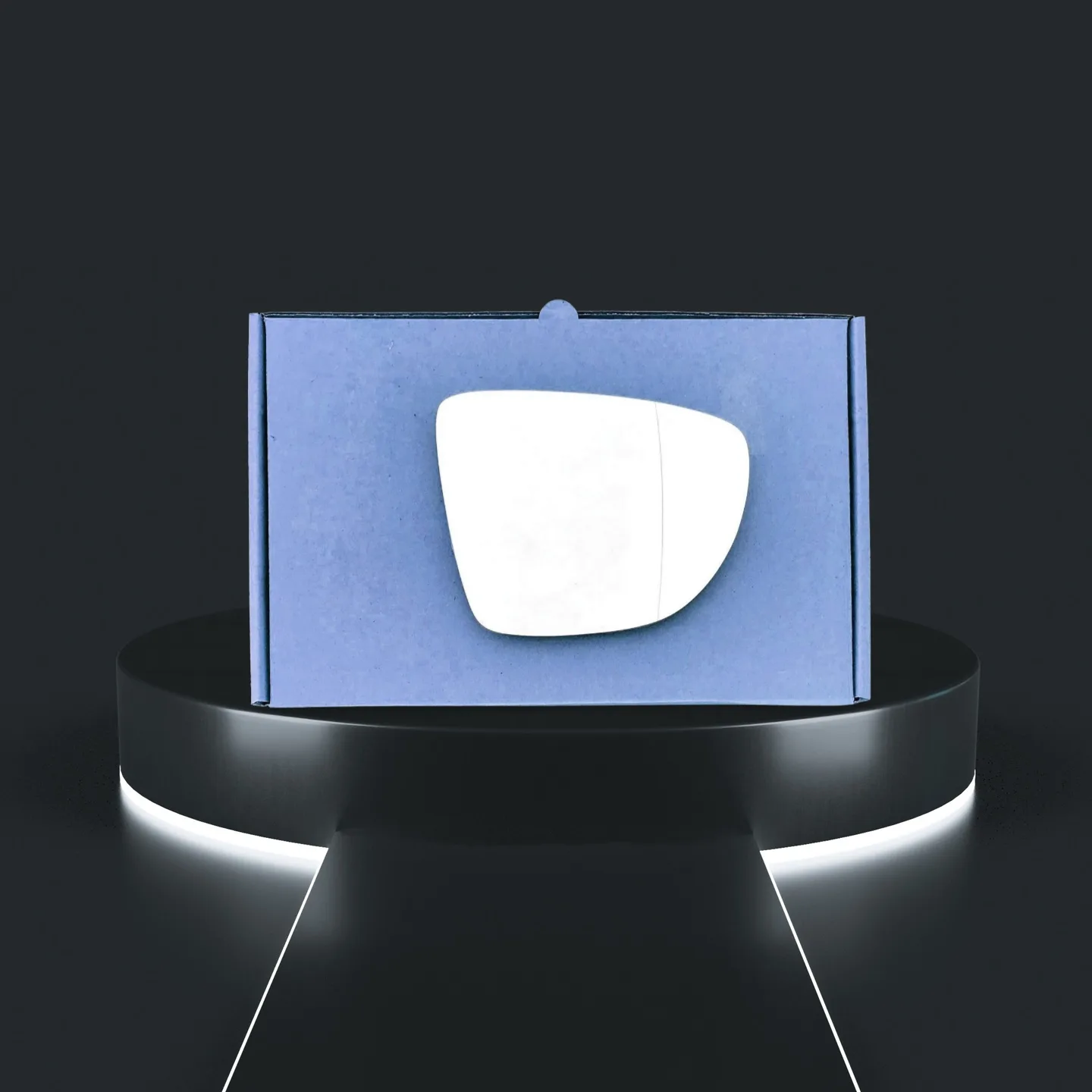 Stick on Wing Mirror Glass — Right Driver Side