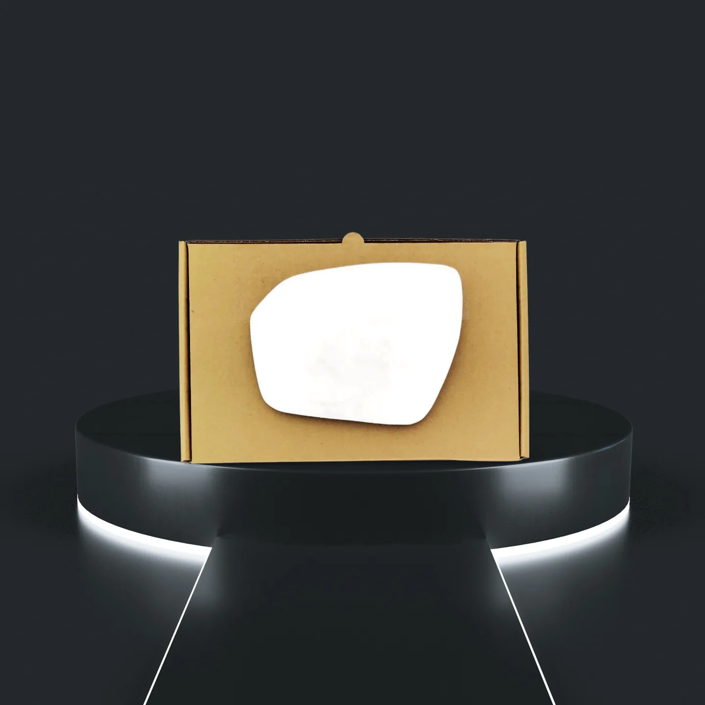Stick on Wing Mirror Glass — Left Passenger Side