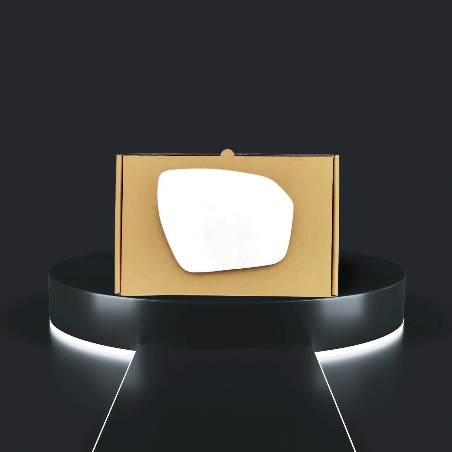 Stick on Wing Mirror Glass — Right Driver Side