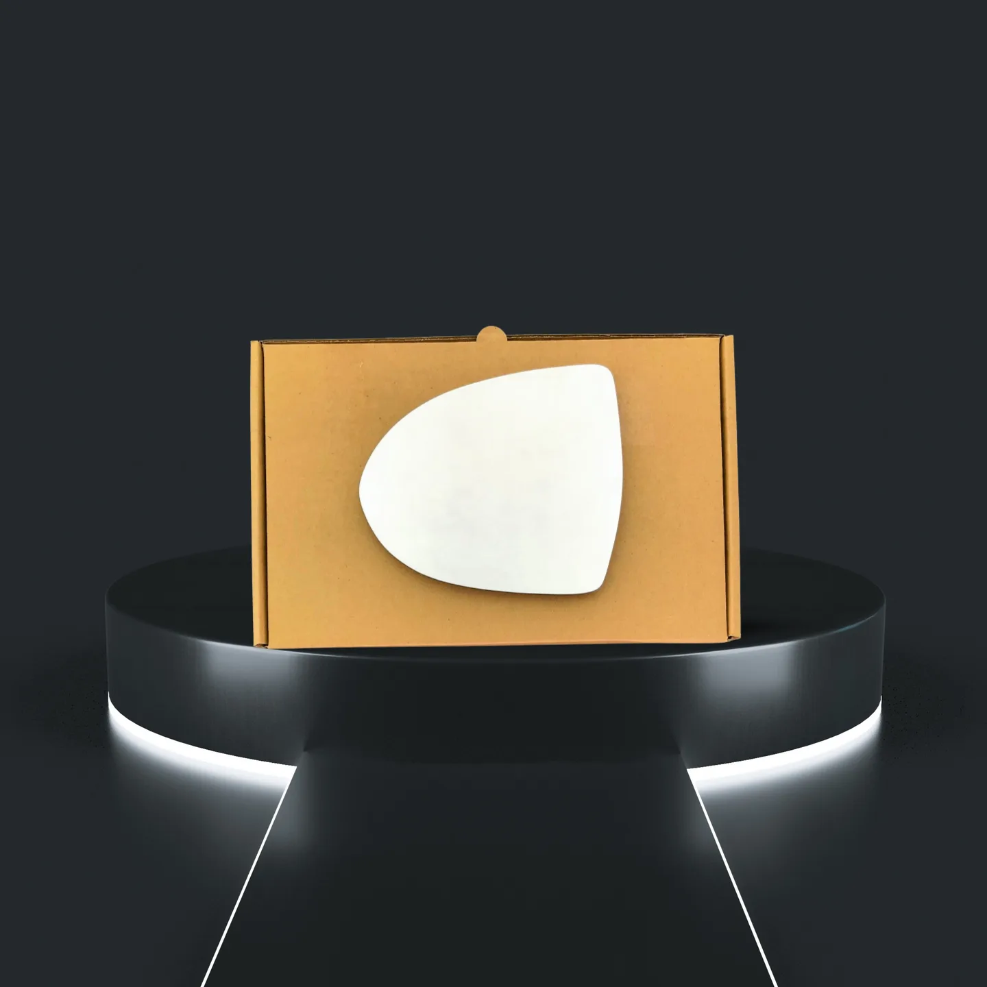 Stick on Wing Mirror Glass — Left Passenger Side