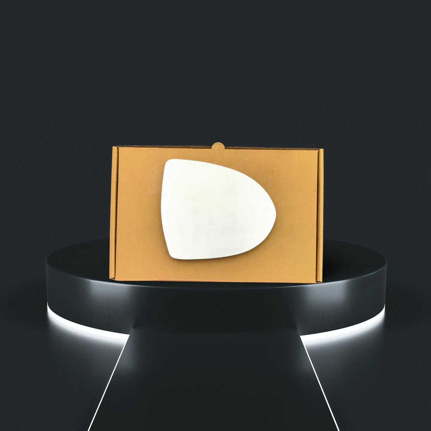 Stick on Wing Mirror Glass — Right Driver Side