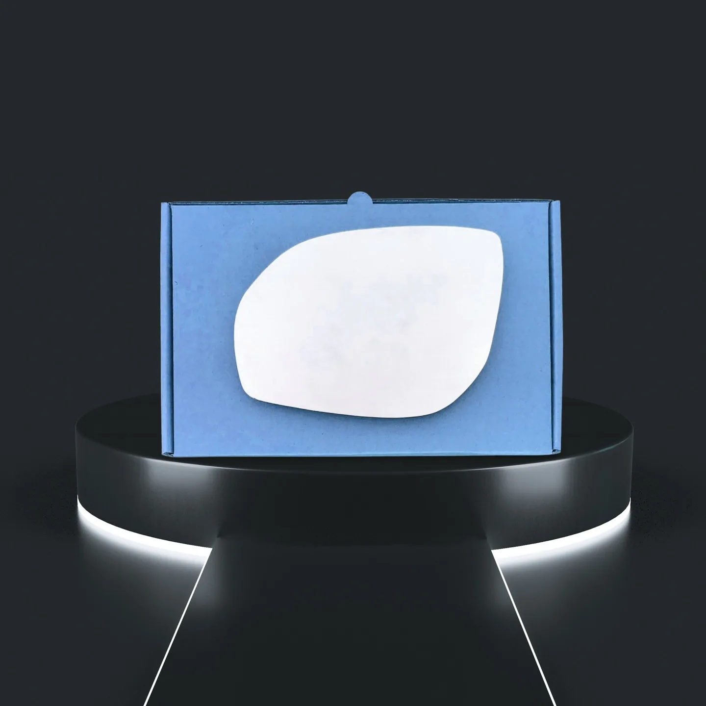 Stick on Wing Mirror Glass — Left Passenger Side