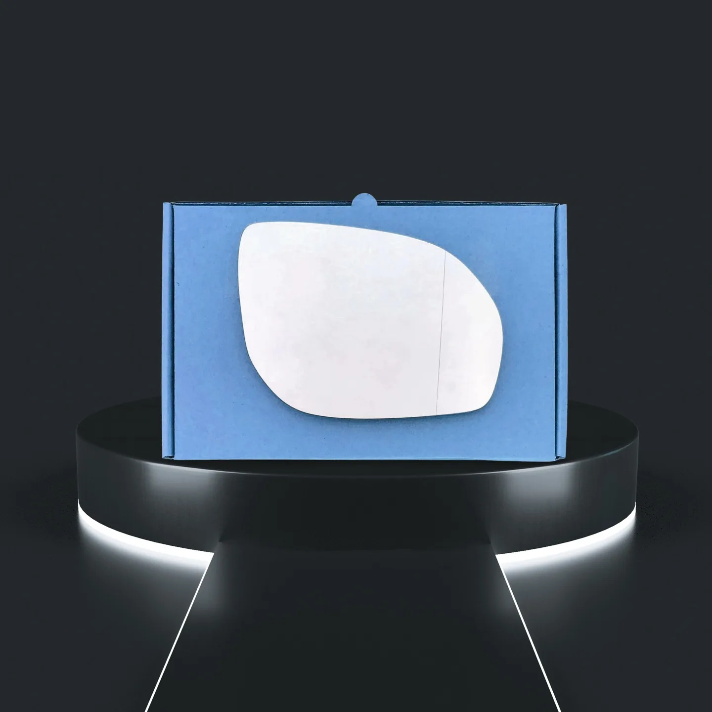Stick on Wing Mirror Glass — Right Driver Side